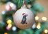 Labrador Black Ceramic Bauble